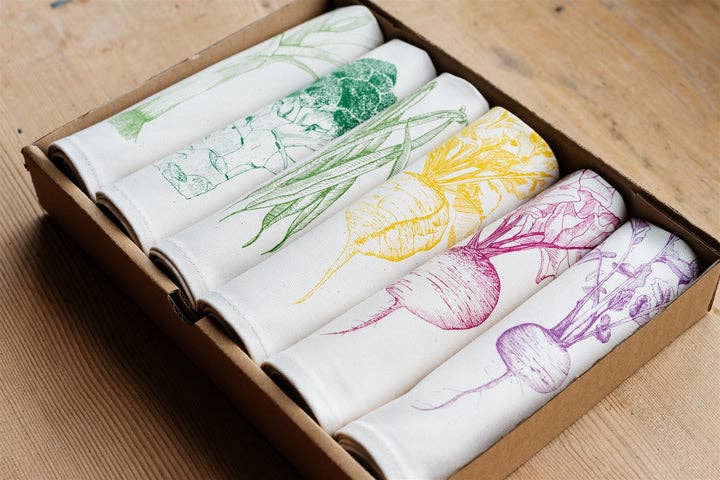 Garden Veg Napkin Gift Set