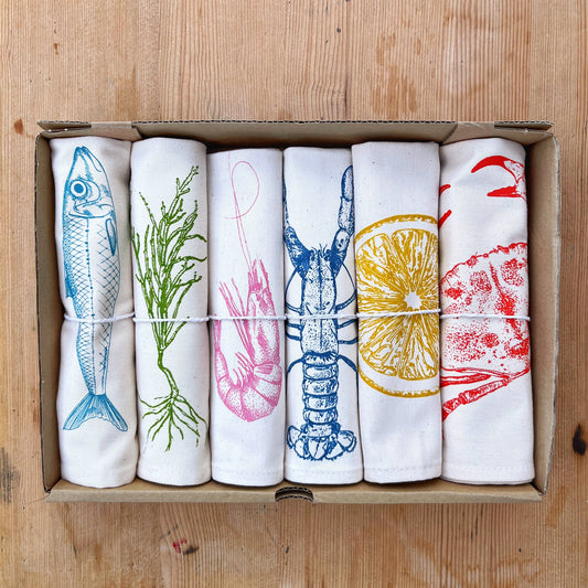 Seafood Napkin Gift Set