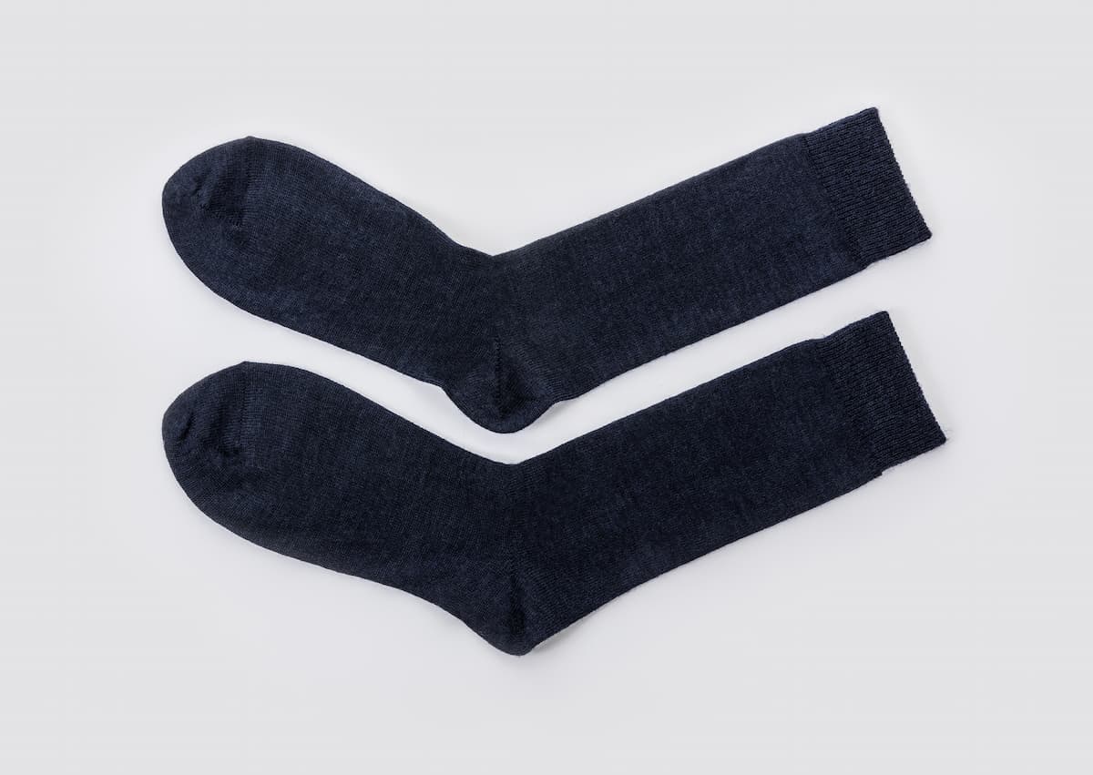 Navy Merino Socks