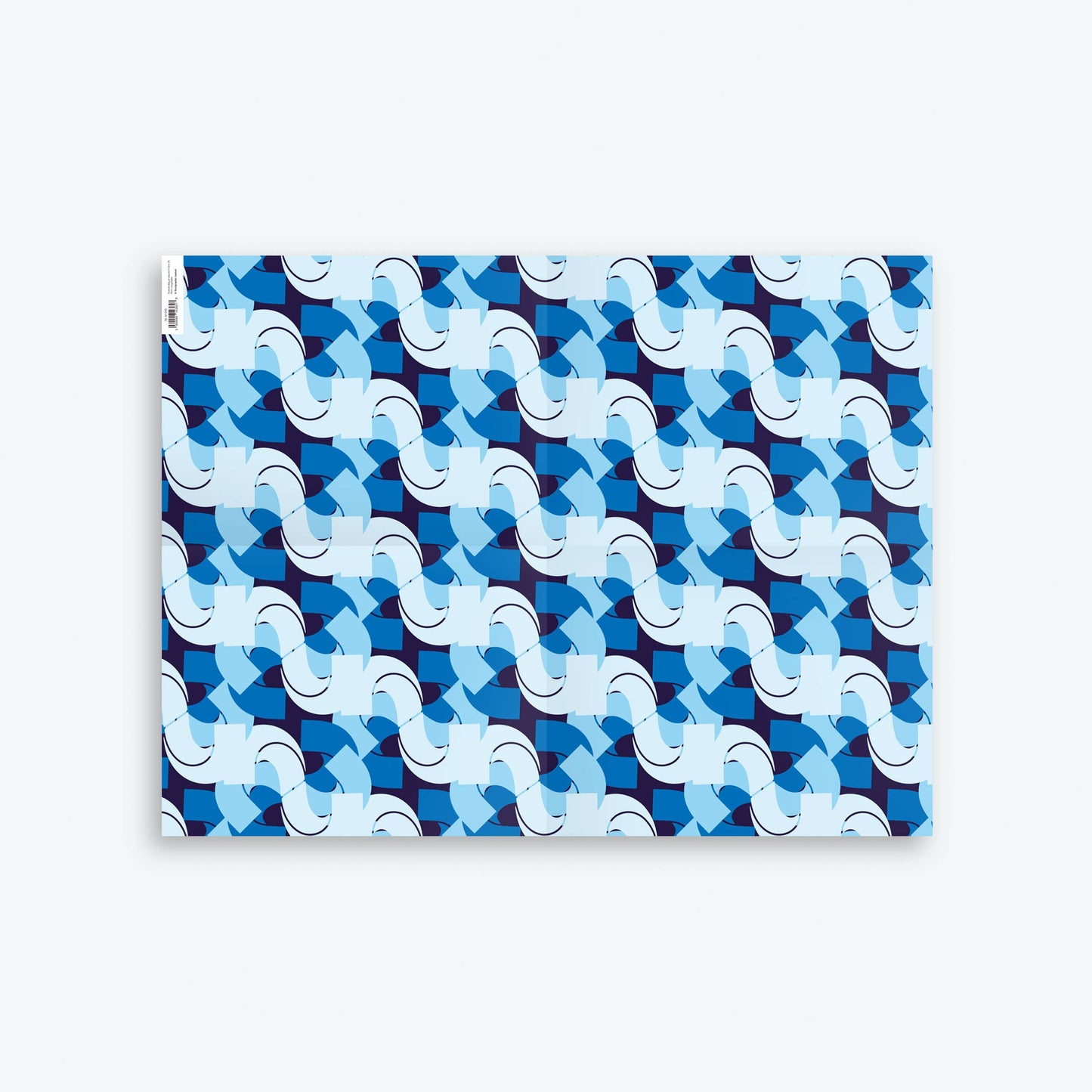 Boho Blue 5, Seventies Series Wrapping Paper