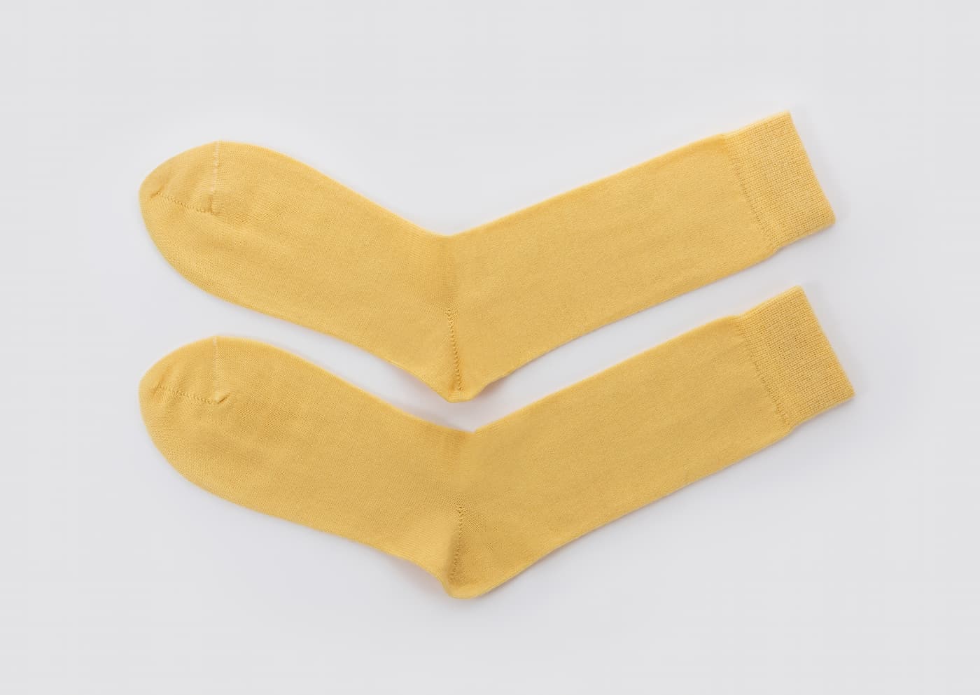 Yellow Merino Socks