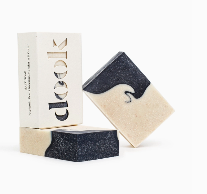 Dook Salt Soap Patchouli, Frankincense, Mandarin & Cedar