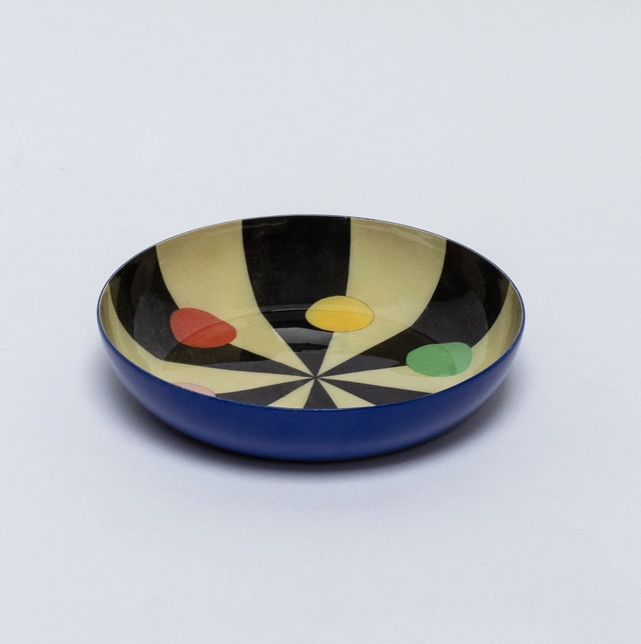 Benson’s Colour Hexagon Round Enamel Tray