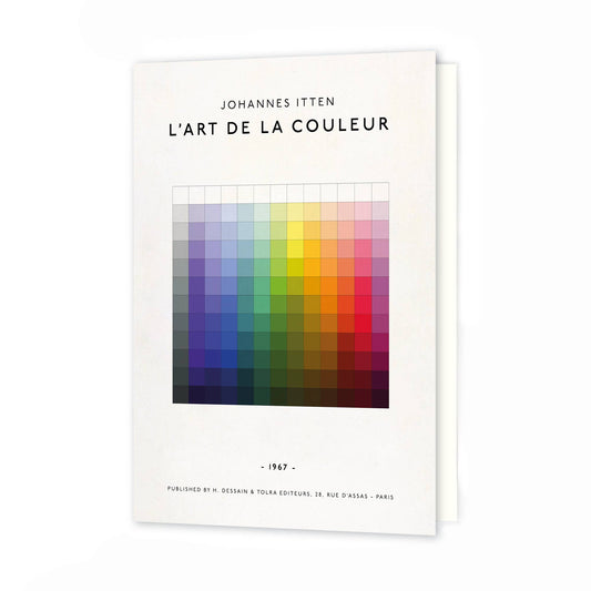 L'Art De La Couleur Greeting Card