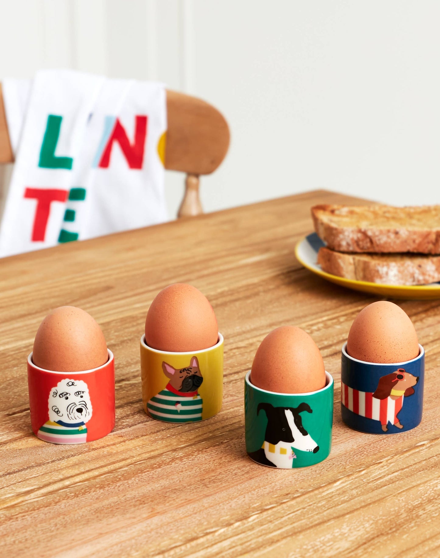 Brightside Dog Egg Cups