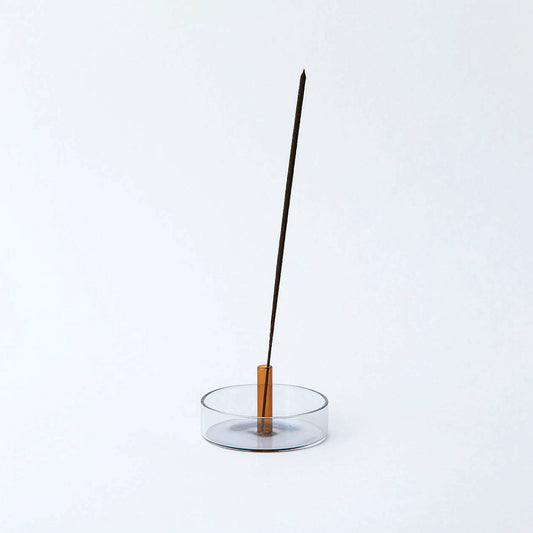 Duo Tone Glass Incense Holder