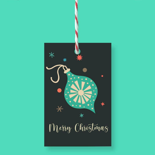 Bauble Noire Swing Gift Tags