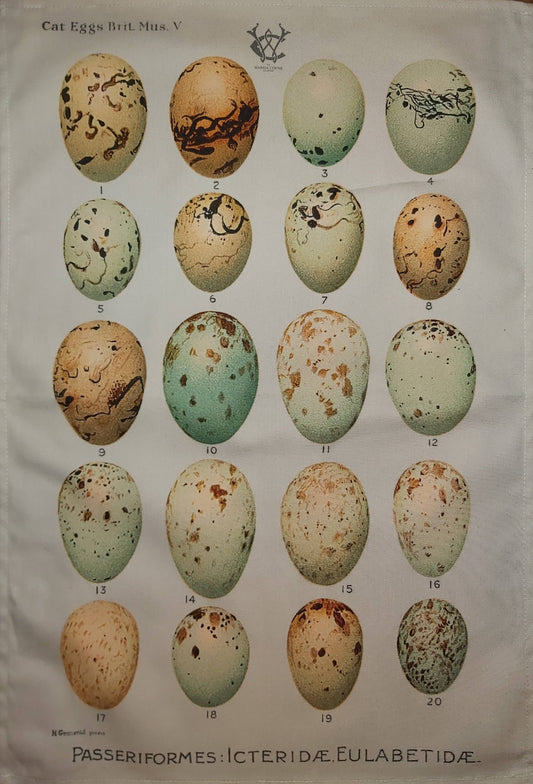 Eggs Tea Towel 1901