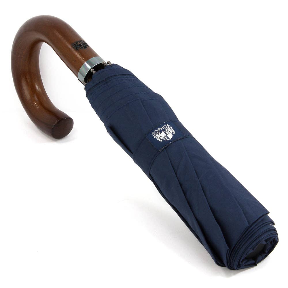 Short Manual Navy Umbrella