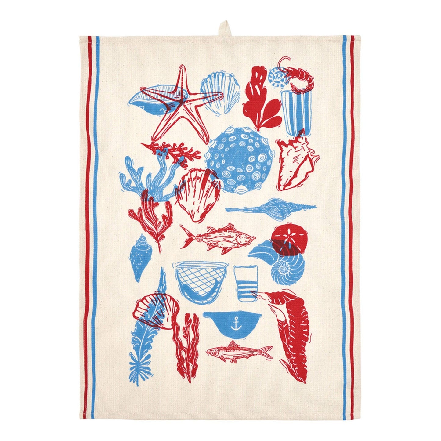 Spanish Sealife and Tinned Fish Tea Towels (Set of two)