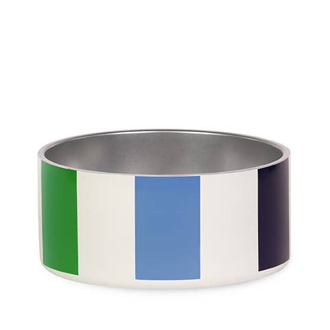 Large Food Bowl, Adventure Stripe