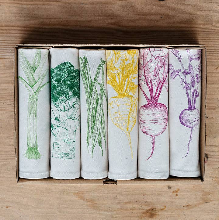 Garden Veg Napkin Gift Set